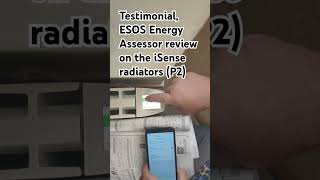 Testimonial ESOS Energy Assessor review on the iSense Smart wifi Radiators by INTELLI HEAT P2 [upl. by Eidac547]