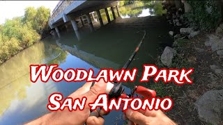 Woodlawn Lake park San Antonio fishing [upl. by Toille]