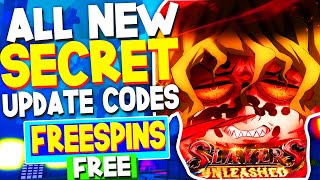 ALL SLAYERS UNLEASHED CODES Roblox Slayers Unleashed Codes [upl. by Ekrub]