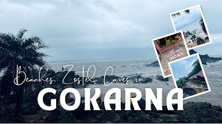 Gokarna  Beach Trek  Caves  Zostel  Forts [upl. by Mukerji]