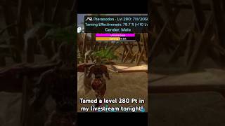 Taming A level 280 PT ARK MOBILE HARDCORE arksurvivalevolved playark playarkmobile viral [upl. by Narak]