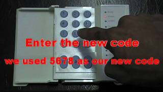 Change Master Code on DSC Alarm Systemmpg [upl. by Odnalo]