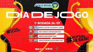 Taça Brasil Sub11 Masc Divisão Especial  Jogo 5 6 7 e 8  1ª Rodada  Ao Vivo [upl. by Adianez]