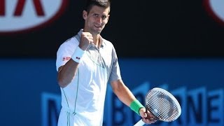 HD Novak Djokovic vs Fabio Fognini Australian Open 2014 R4  HIGHLIGHTS [upl. by Sussna483]