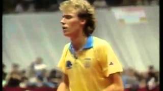 1989 WTTC JO Waldner vs Jorgen Persson [upl. by Mayap]