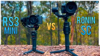 DJI GimbalsRS3 mini vs Ronin SC should you upgrade [upl. by Alane]