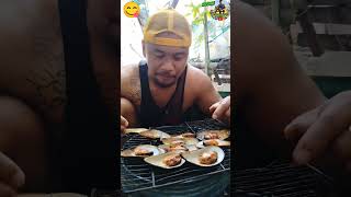 GRILLED MUSSEL😋🤤Amizing mukbang seafoodlovers seafood anduquevlog [upl. by Nofets]