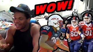 USA FOOTBALL VS JAPAN  IFAF WORLD CHAMPIONSHIP Reaction IM DISAPPOINTED [upl. by Tammie818]