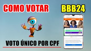 Como votar no bbb 24 Rápido e Fácil  votar no paredão bbb 24 [upl. by Garbe]