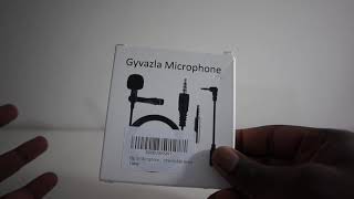 £10 Lapel Microphone  Gyvazla Microphone Unboxing And Sound Test [upl. by Bengt]