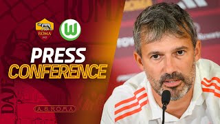 LIVE  LA CONFERENZA STAMPA DI SPUGNA E GIUGLIANO IN VISTA DI ROMAWOLFSBURG DI UWCL [upl. by Leibrag323]