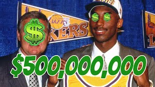 Kobe Bryant’s Earnings The Money Behind 8 vs 24 [upl. by Nnylear]