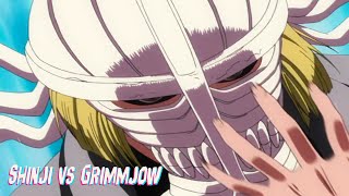 Shinji vs Grimmjow Full Fight English Dub 1080p  Bleach [upl. by Neal]