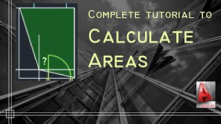 Autocad  Calculate Areas in Autocad Complete tutorial [upl. by Blaise]