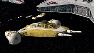 Attack Run on the Malevolence 4K HDR  Star Wars The Clone Wars [upl. by Aubigny]