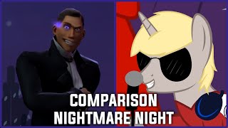 MLP Nightmare Night Comparison  SFM amp PMV Wooden Toaster [upl. by Linn]