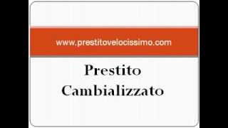 Prestito Cambializzato Prestiti Cambializzati Prestito con cambiali [upl. by Halsted685]