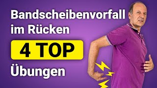 Bandscheibenvorfall effektiv behandeln Top 4 YogaÜbungen für sofortige Linderung [upl. by Mady]