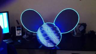 Deadmau5 LED Head Replica [upl. by Yartnod884]