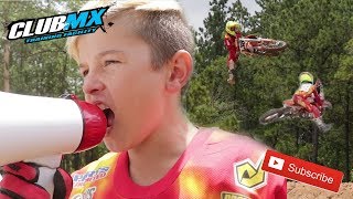 Dangerboy Vs Haiden Deegan Throwing Huge Whips at Club MX [upl. by Wardieu]