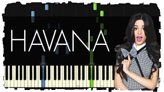 Camila Cabello  Havana  Piano Tutorial SHEETS  Synthesia [upl. by Aiuqes]