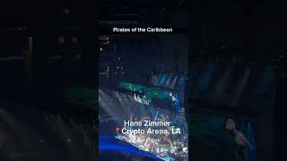 Pirates of the Caribbean Hans Zimmer concert 📍Crypto Arena LA piratesofthecaribbean hanszimmer [upl. by Inal]