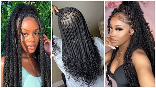 Protective Style Compilation  Braids Locs Twists and Cornrows [upl. by Jeraldine743]