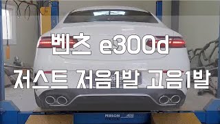 Person펄슨 벤츠 e300d 액티브저스트 저음1발 고음1발 [upl. by Xino]