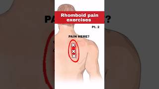 Rhomboid pain relief exercise [upl. by Emyaj634]