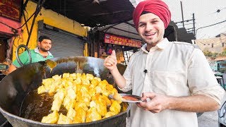 INDIAN STREET FOOD Tour DEEP in PUNJAB INDIA  BEST STREET FOOD in INDIA and BEST CURRY HEAVEN [upl. by Akener]