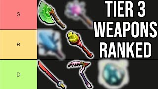 Grounded 14 Tier 3 Weapons Tier List [upl. by Eolande]