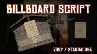 REDM  CTRL BILLBOARD STANDALONE  VORP [upl. by Eojyllib]