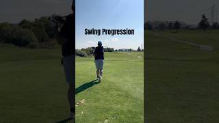 Day 1 swing vs day 60 swing improveyourgolf improveyourgolf [upl. by Adnilec]