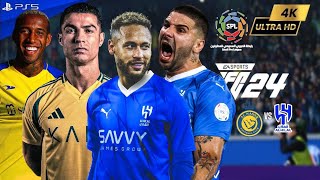 FC 24  Al Nassr vs Al Hilal  Saudi Pro League 2024 ft Ronaldo vs Neymar Jr Mitrovic  PS5™ 4K60 [upl. by Irtak]