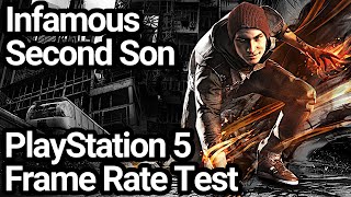 inFAMOUS Second Son PS5 Gameplay Upgrade 60fps [upl. by Dlnaod]