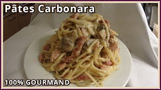 Recette des pâtes carbonara version française [upl. by Hankins]