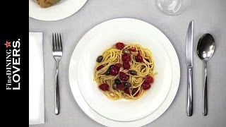 How To Eat Spaghetti  Fine Dining Lovers by SPellegrino amp Acqua Panna [upl. by Takara]