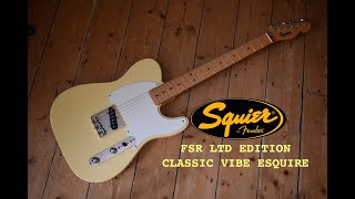 SQUIER CV FSR 50s TELECASTER ESQUIRE [upl. by Anaela]