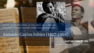 Guitar TAB  Antônio Carlos Jobim  Wave  Tutorial Sheet Lesson iMn [upl. by Hoenack]