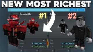 NEW ROBLOX RICHEST USER PASSES quotLINKMON99quot [upl. by Yenwat]