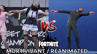 DANCE MORT VIVANT  RÉANIMATED  IN REAL LIFE ► FORTNITE [upl. by Nyrol]