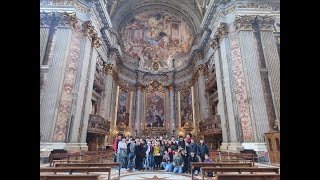 Giovani Studenti in visita alla Chiesa di santIgnazio di Loyola  13 novembre 2024 [upl. by Lodhia672]