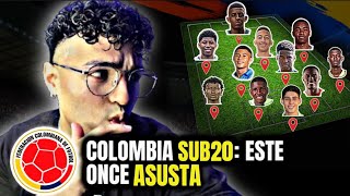 LA SUB 20 DE COLOMBIA 🇨🇴 ¡QUE EQUIPAZO PUEDE ARMAR ASÍ SERÁ CON MATEO CAICEDO Y JORDAN BARRERA [upl. by Atteugram]