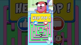 Test IQ CHALLENGE Help Pop to go to Toilet [upl. by Onitnelav863]