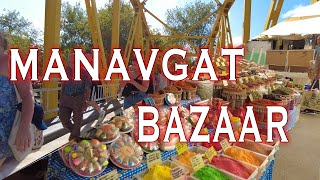 🇹🇷 Beautiful Tour of MANAVGAT MANAVGAT BAZAAR 4K UHD side manavgat turkey [upl. by Halian]