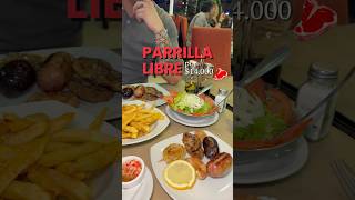 PARILLA LIBRE POR 14000🥩 parrilla parrillaargentina asado carne parrilladas [upl. by Nnaeiram]