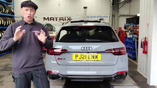 AA Silencers Audi A4 S4 RS4 Avant B9 Genuine Towbar Retrofit [upl. by Crofton54]