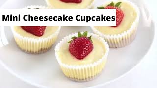 Mini Cheesecake Cupcakes [upl. by Nairred]