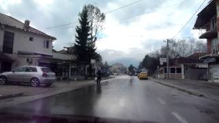 Driving through Kicevo [upl. by Ittocs]