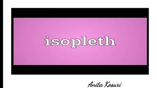 Isopleth method 9 th std Geography [upl. by Nylqcaj]